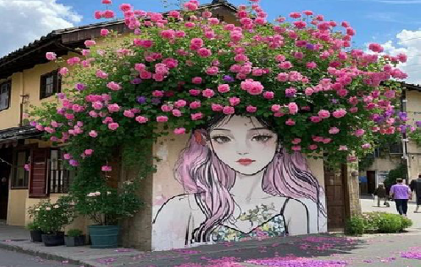  蒙山怎么设计网红打卡墙绘