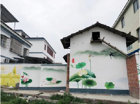  蒙山室外墙绘-从选材到保养。
