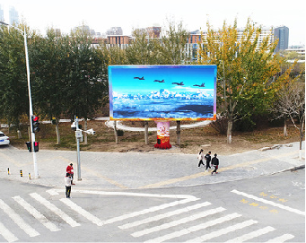  蒙山户外大屏广告投放要点。