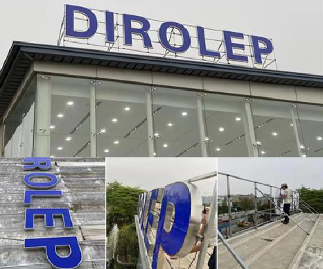  蒙山楼顶发光字安装的注意事项。